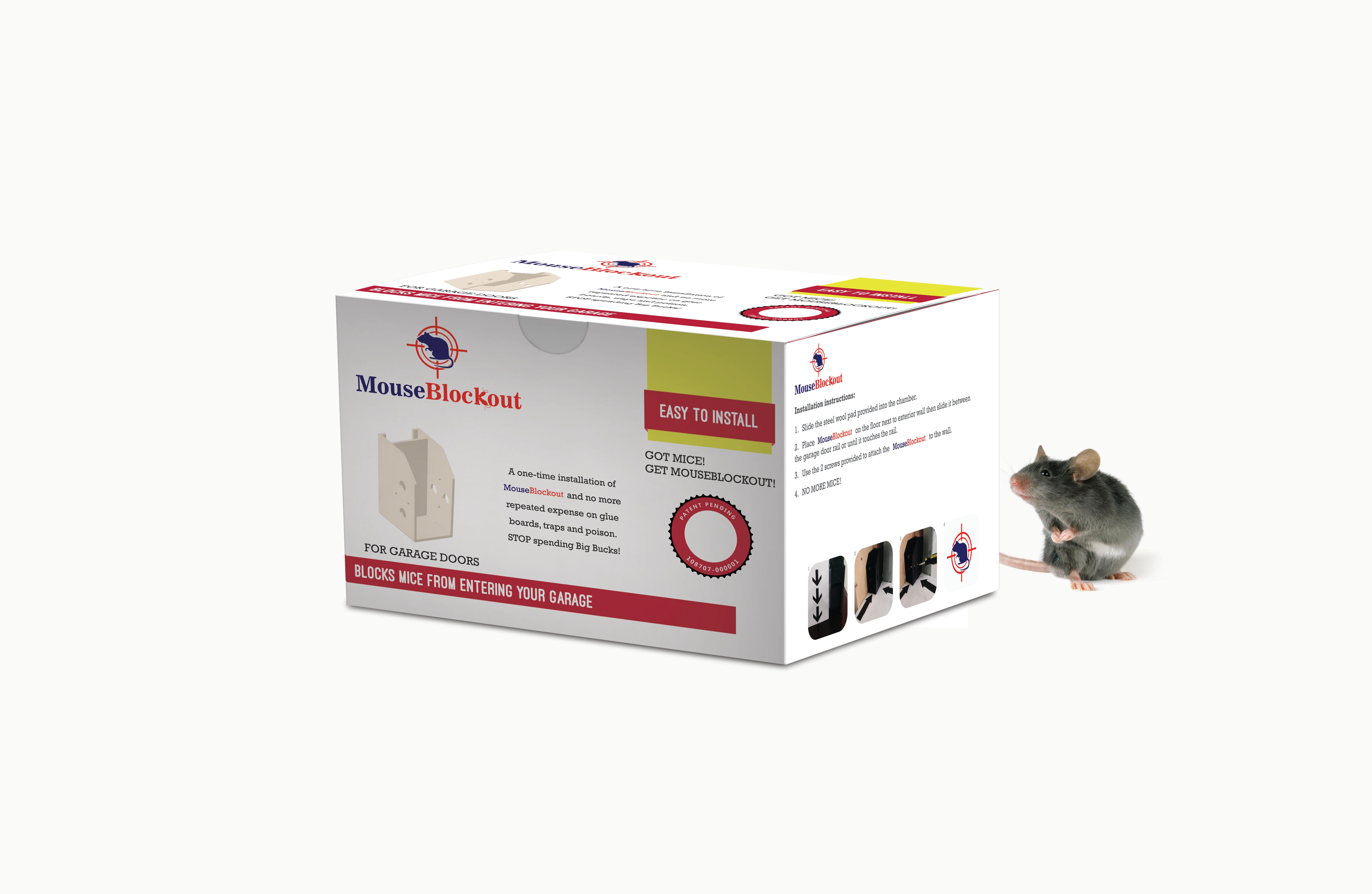 Mouseblockout for garage doors